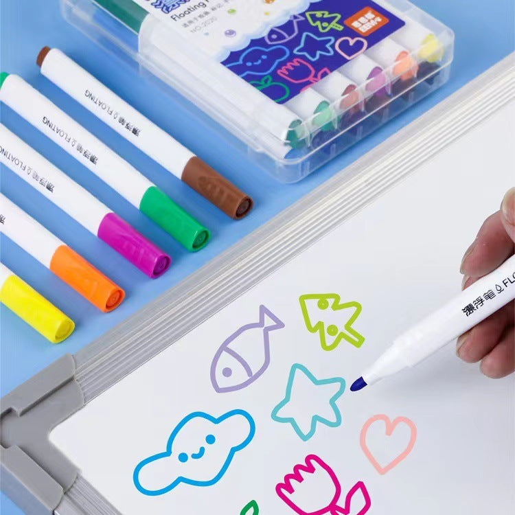 Children's Magic Water Floating Pen Large Capacity Erasable Color Watercolor Magnetic Levitation Pen
