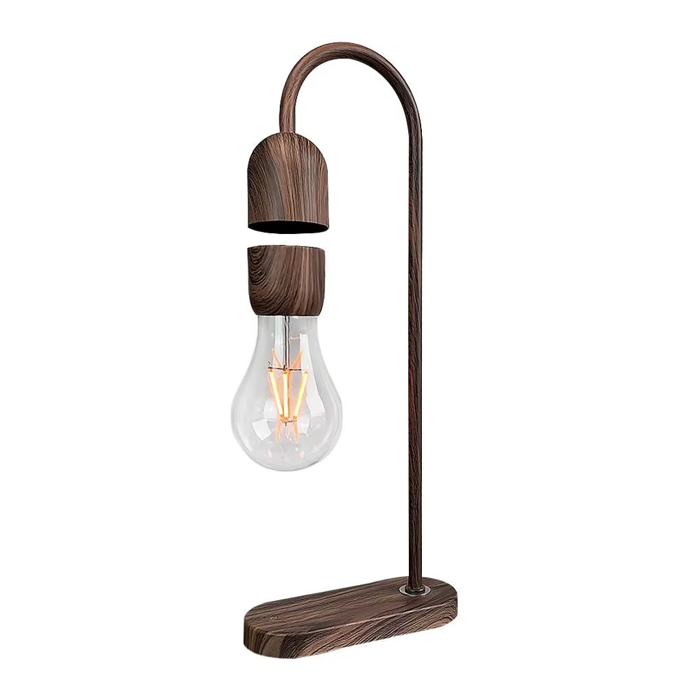 Levitating Table Lamp Floating Light Bulb Magnetic Levitating Light Bulb Floating Lamp Bedside Lamp for Bedroom Night Light