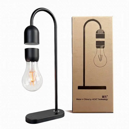 Levitating Table Lamp Floating Light Bulb Magnetic Levitating Light Bulb Floating Lamp Bedside Lamp for Bedroom Night Light